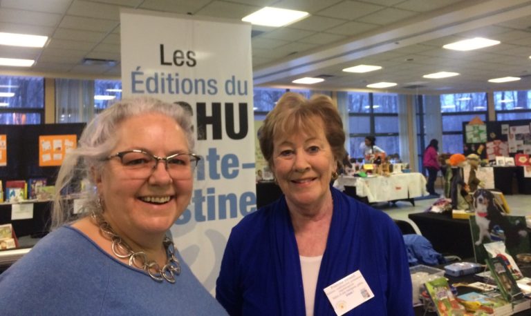 Les deux conférencières de l'événement: Ginette Hébert et Francine Ferland.