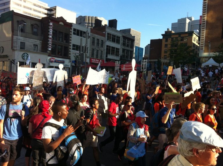 La CDC de Laval participe au 12e Forum social mondial, présentée à Montréal.