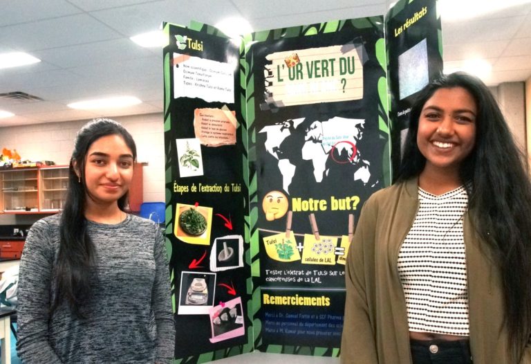 Thanusha et Taushia représenteront le Québec à la finale canadienne.