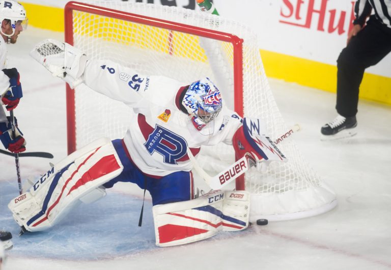 Charlies Lindgren a reçu 32 tirs de la part des Marlies.