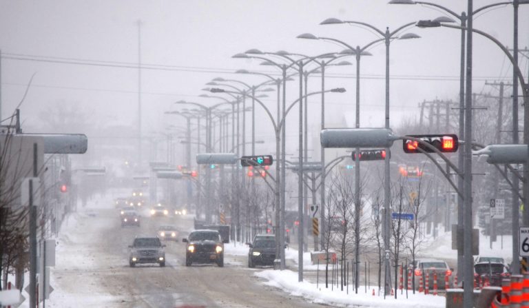 Le bilan routier de la première tempête hivernale de 2017 s'avère heureusement léger.