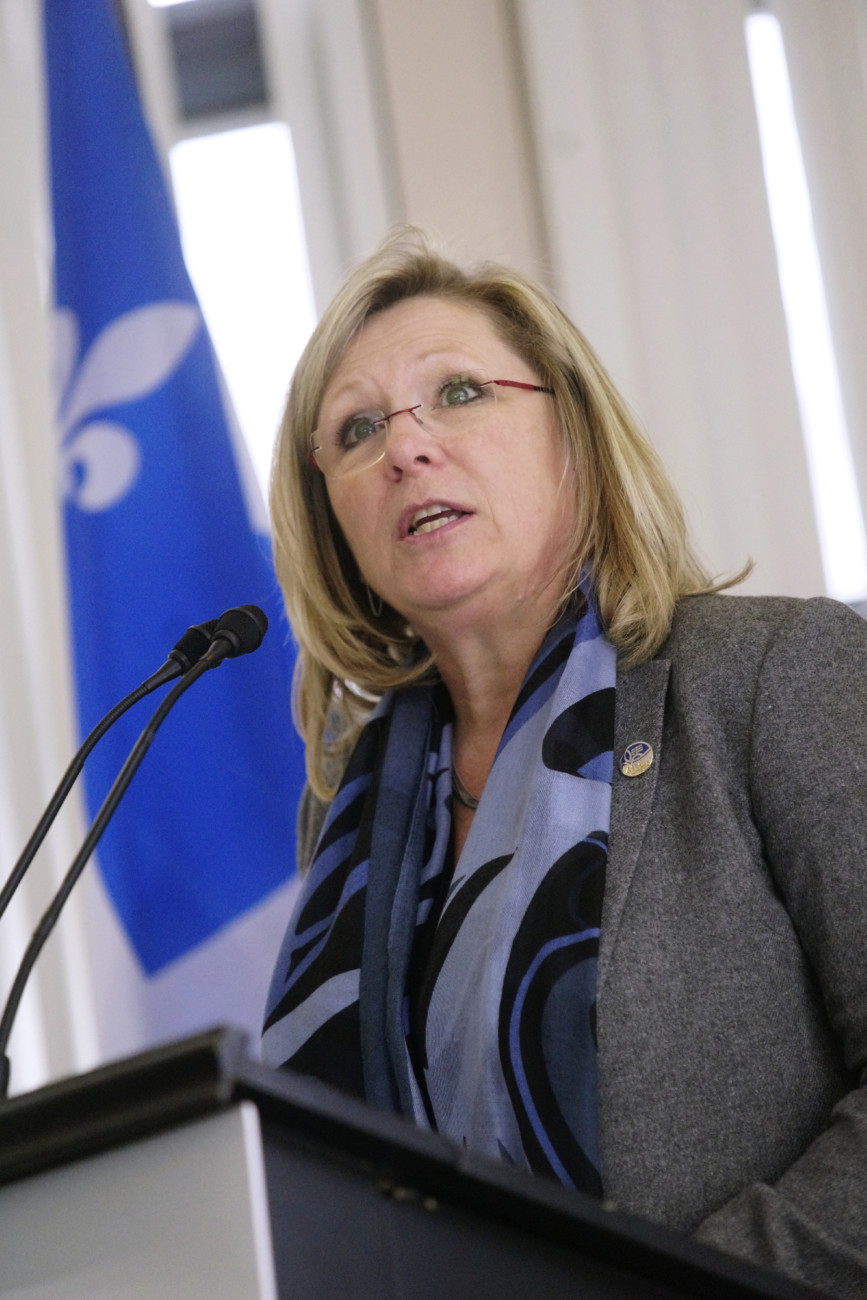 Francine Charbonneau, ministre responsable de la région de Laval.