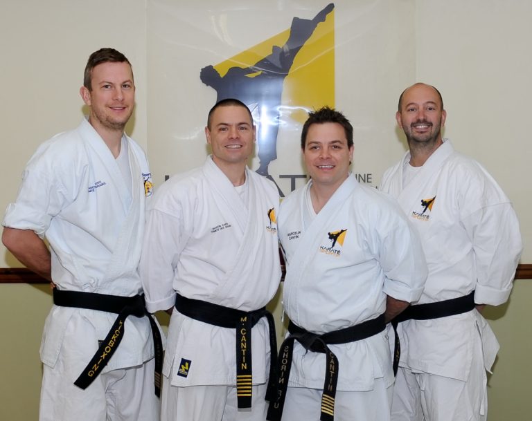 Karaté sportif: 25 ans de passion Martin Giroux, Martin Cantin, Marcelin Cantin et Carl Gauthier ont bâti Karaté Sportif.