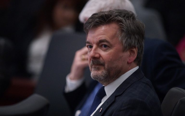 Claude Larochelle, conseiller de Parti Laval et de l'opposition officielle à l'Hôtel de Ville.
