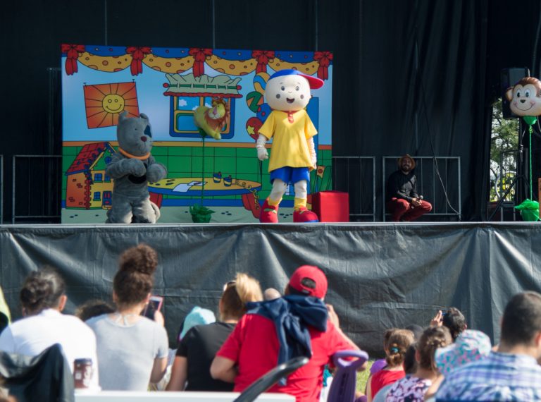 Caillou a fait le bonheur des enfants.