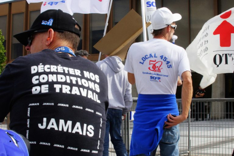 Les cols bleus s'inviteront dans la campagne électorale.