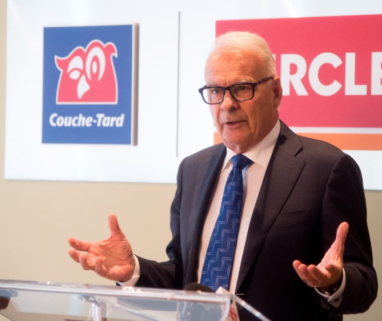 Couche-Tard confirme la création de 200 emplois Fondateur et président exécutif du conseil d'Alimentation Couche-Tard, Alain Bouchard.