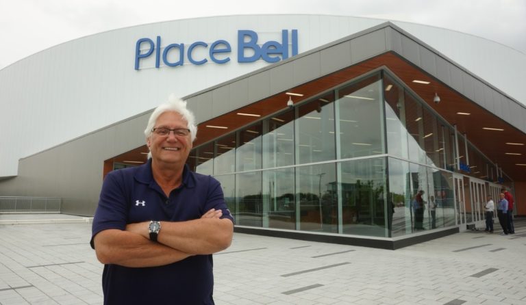 Michel Demers a joué un rôle primordial dans la construction de la Place Bell Michel Demers n'avait que des commentaires élogieux des deux nouvelles glaces.