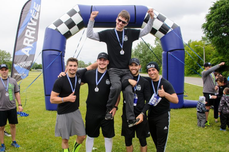 Un parcours des héros au profit des Olympiques spéciaux du Québec La première édition avait engrangé des profits de 25 000 $, remis aux Olympiques spéciaux du Québec.