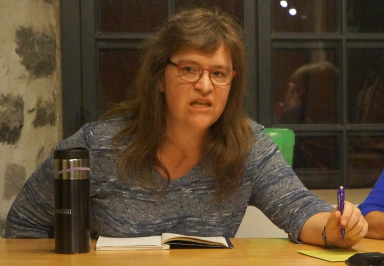 La Fédération des femmes virulente envers l’administration Demers Gabrielle Bouchard, présidente de la Fédération des femmes du Québec.