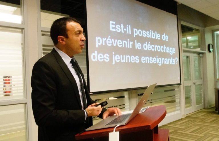 Peu de jeunes enseignants de la CSDL pensent à décrocher Thierry Karsenti a dévoilé les résultats d'une enquête sur les jeunes enseignants.