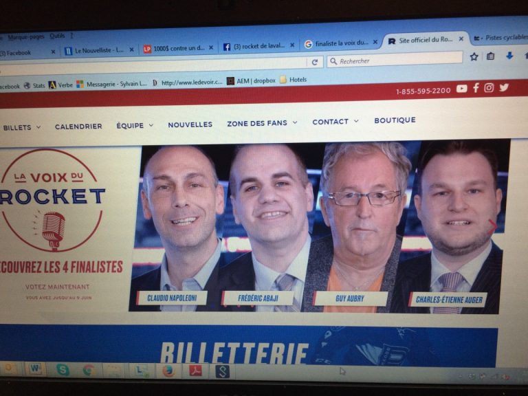 Qui sera la voix du Rocket de Laval? Qui sera l'annonceur maison du Rocket de Laval?