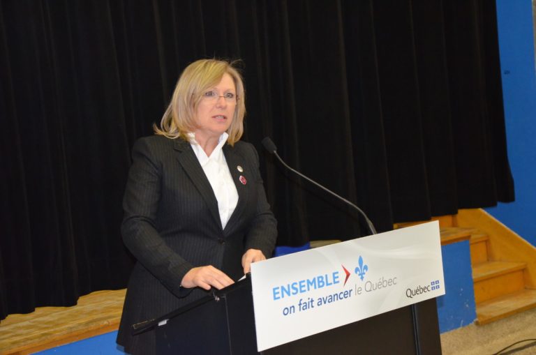 Francine Charbonneau a fait des heureux en annonçant un investissement de 30 M$.