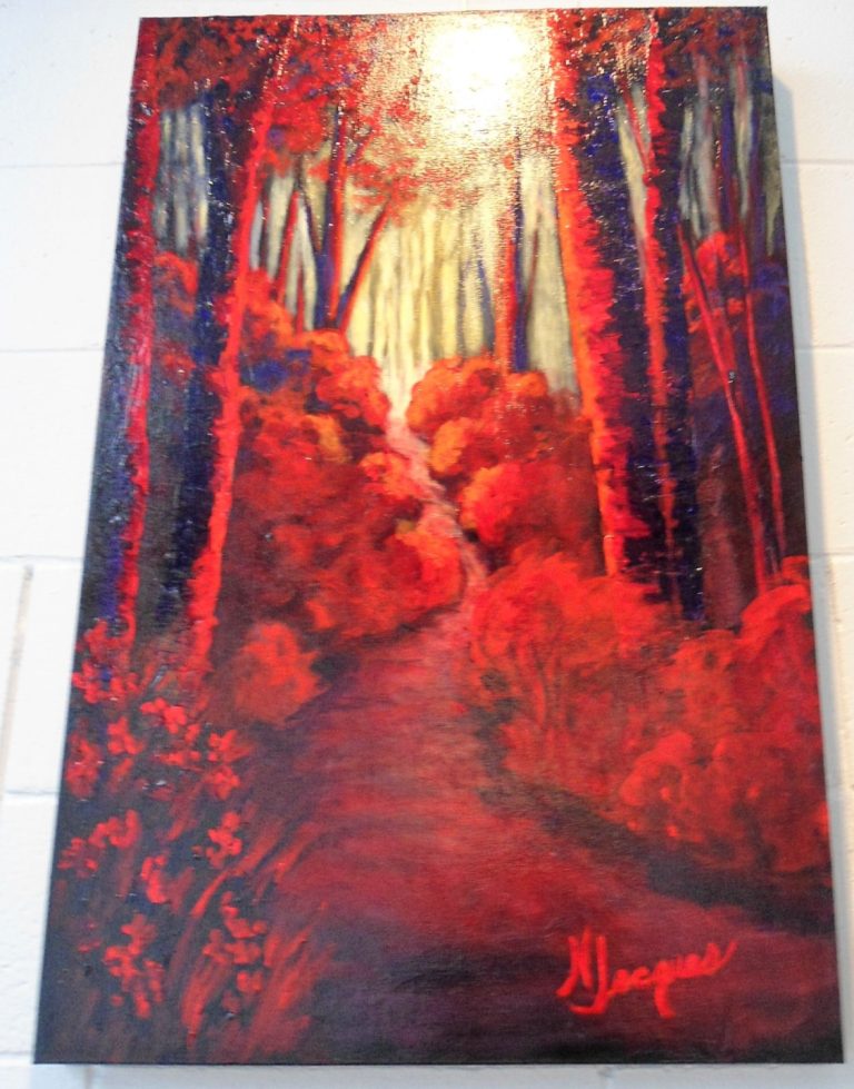 Une vingtaine d'œuvres sont présentées durant l'exposition.