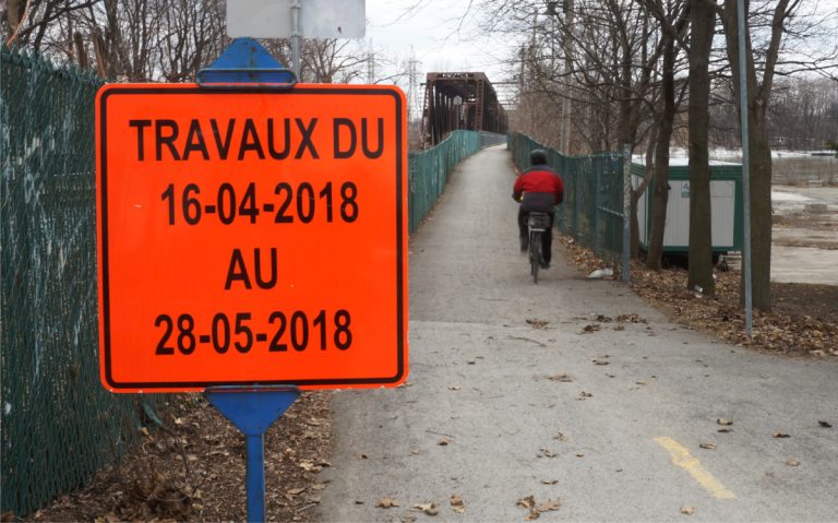 Le pont de l'Île Perry fera l'objet de travaux de réfection du 16 avril au 28 mai.