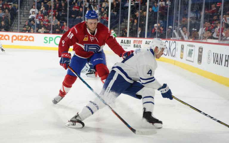 Dixième revers du Rocket face aux Marlies Le Rocket a disputé son dernier match de la saison à la Place Bell.