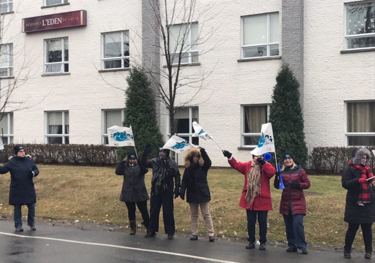 Les travailleuses et travailleurs de l’Éden ont fait preuve de solidarité pendant ce conflit de travail ayant duré un peu plus de sept semaines.