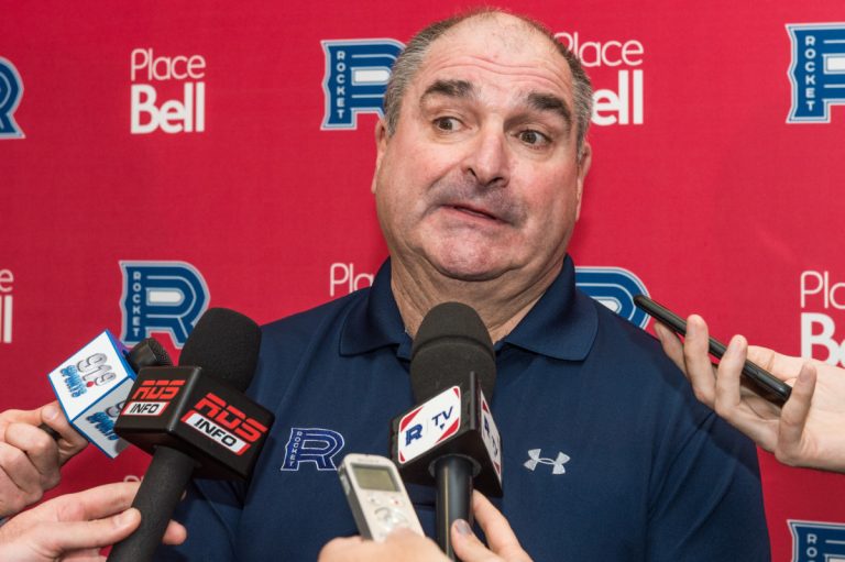 Bilan du Rocket: E pour la fiche et A pour les partisans Larry Carrière a apprécié le travail des entraîneurs.