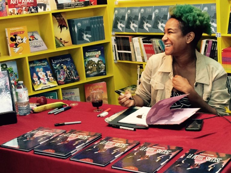 Premier essai réussi pour la jeune bédéiste de Laval D. Mathieu Cassendo.