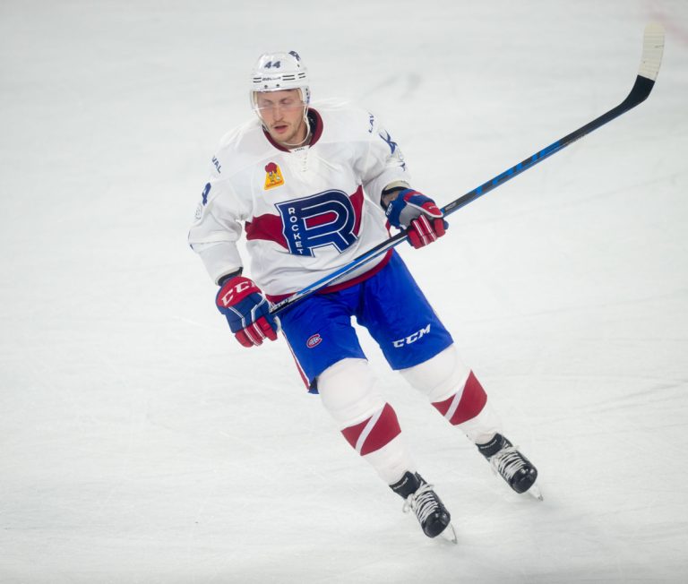 Nicolas Deslauriers veut aider le Rocket à gagner Nicolas Deslauriers veut aider le Rocket à gagner.
