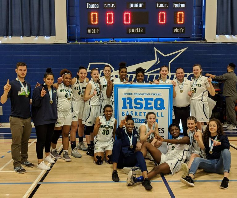 L'équipe championne des entraîneurs Yannik Boivin et Meryem Echchad est composée de Jayne Laure Dumerjean, Aminata Gaye, Erika Rossi, Maria Cordoba, Dalyssa Fleurgin, Stéphanie Génius, Andréanne Hébert, Jolianne Guay, Neyssa Moody, Alexanne l'Heureux, Anne-Corine Alcégaire, Kristy Awikeh et Audrey-Anne Aubé.