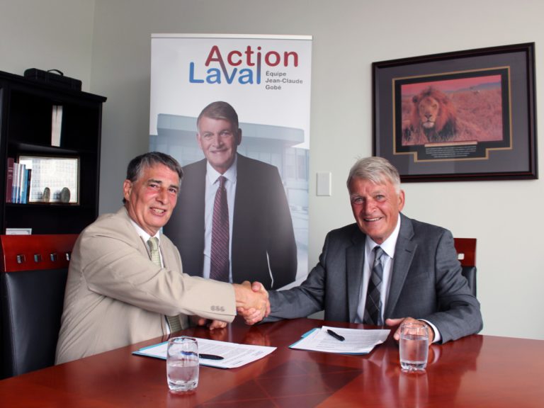 Robert Bordeleau fera campagne avec Jean-Claude Gobé Chef d'Action Laval, Jean-Claude Gobé accueille dans ses rangs Robert Bordeleau qui portera les couleurs du parti dans le district de Fabreville, où il habite depuis 15 ans.