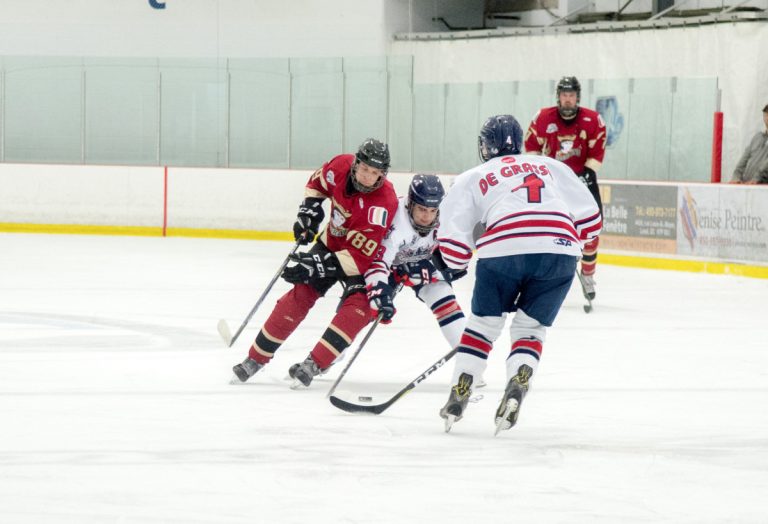 Samuel DeGrasse est l'un des neuf hockeyeurs lavallois qui ont endossé l'uniforme midget AAA en 2017-18.