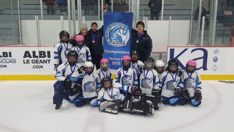 L'équipe championne est composée de Delfina Papapostolou, Rosalie Paradis, Rawand Ben Khedher, Angelica Rossi, Romane Lanni, Lamya Mahdouk, Éloïse Desjardins, Christina Agridiotis, Loriane Martel, Jemma Orlando (gardienne), Audrey Verschuere, Julia Lombardi, Sabrina Tsakalofas (entraîneuse-adjointe), Pascal Paradis (entraîneur en chef) et Chantal Fleury (entraîneuse-adjointe).