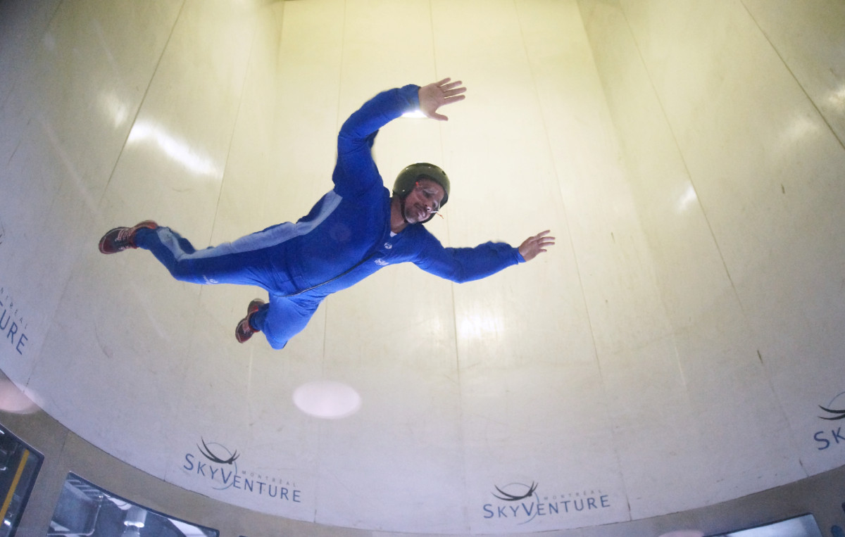 Luis Perez a eu la piqûre, lui qui se promet un saut en parachute pour ses 40 ans.