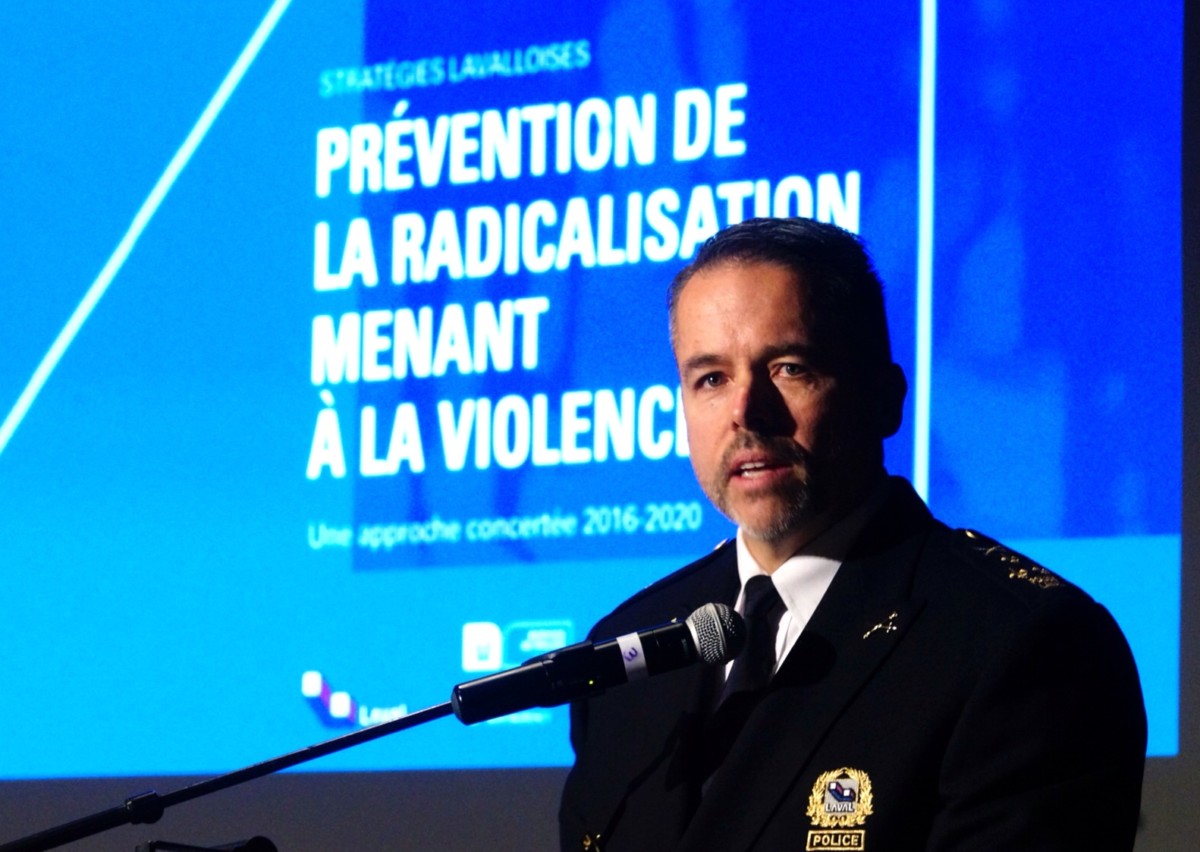 Pierre Brochet, directeur du Service de police de Laval, qui est l
