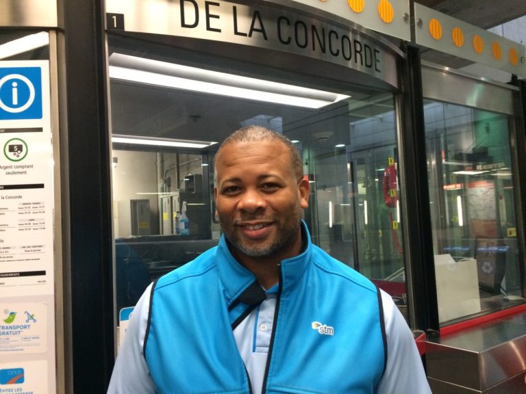 Eddy Balmir, 41 ans, est assigné à 2 stations de métro lavalloises dont celle de la Concorde.