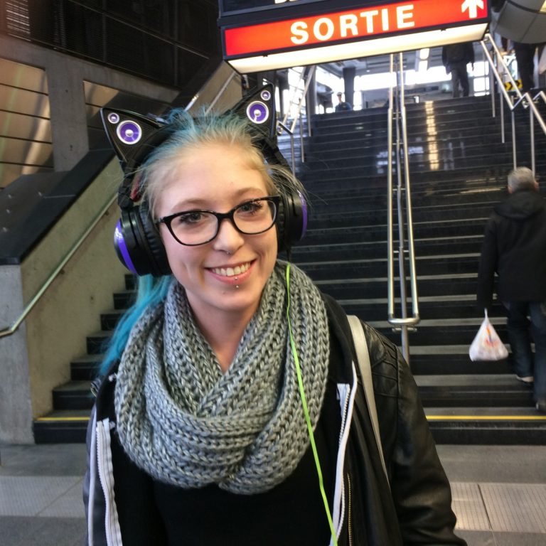 Le métro change des vies depuis 10 ans Stéphanie Rheault, 25 ans, de Sainte-Rose.