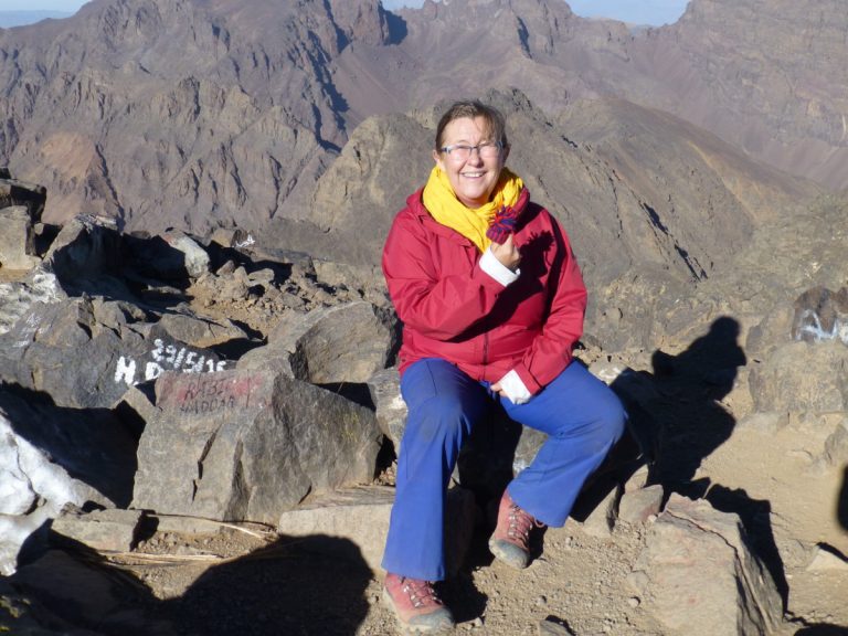 Carol Lynn Blair et ses compagnons de voyage ont chaussé leur souliers de marche pour aider les jeunes vivant en HLM.