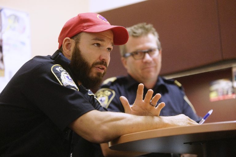 L'agent Maxime Beauséjour et le lieutenant Daniel Guérin ont vécu la tragédie de près.