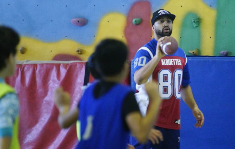 Les Alouettes font découvrir le football aux élèves Les élèves de l'école Saint-Paul ont été initiés au football par Seydou junior Haidara.
