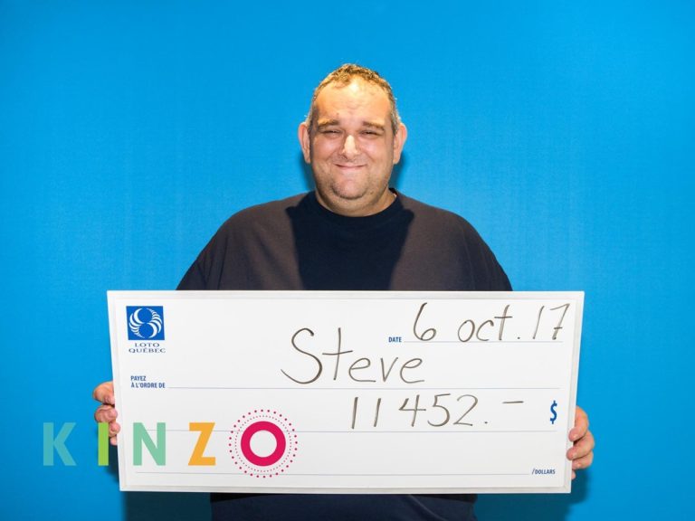 Steve Dufresne a vécu l'excitation d'entendre sa conjointe le voir gagner une belle somme d'argent.