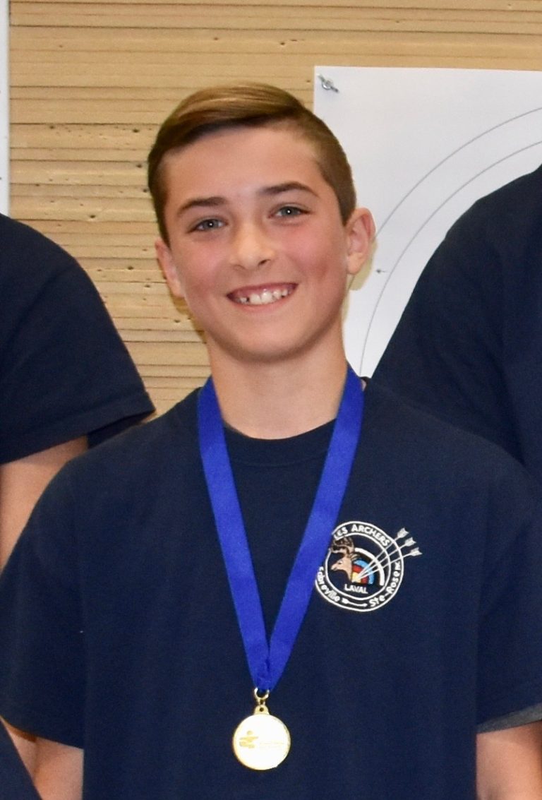 Colin Dussault, des Archers Fabreville Ste-Rose.