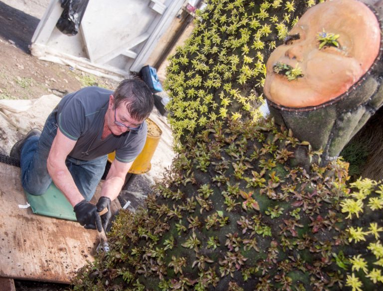 De nombreuses équipes ont travaillé fort dans les Serres Vaillancourt pour illustrer 150 ans de l'histoire canadienne.