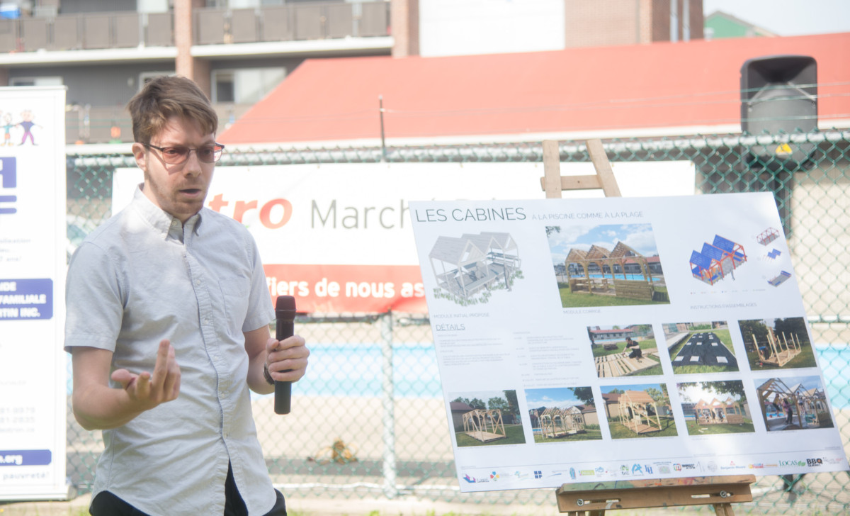 Alexandre Horton a présenté le projet des locataires.