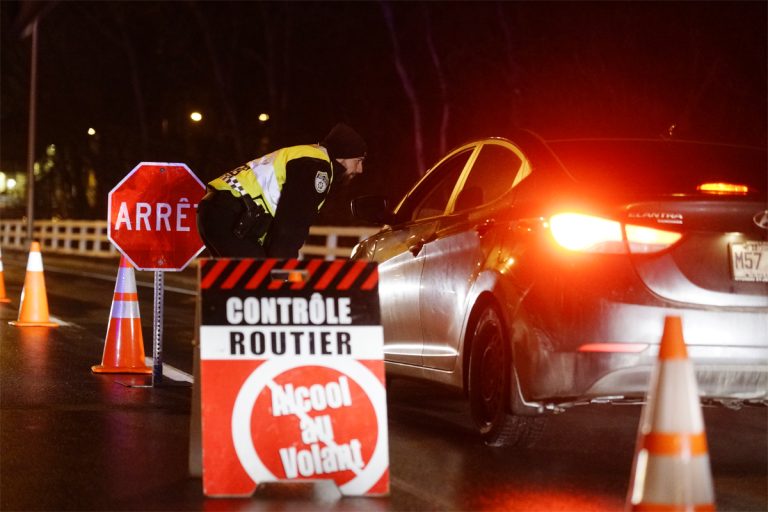 Le premier contrôle routier d'envergure du temps des fêtes a obtenu de meilleurs résultats que l'an dernier.