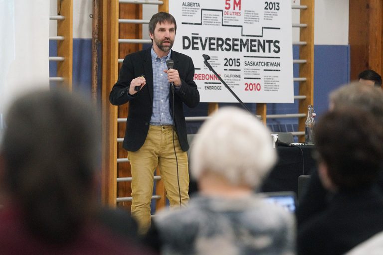 Énergie Est, un projet à contre-courant martèle Steven Guilbeault Cofondateur et porte-parole d'Équiterre, Steven Guilbeault.