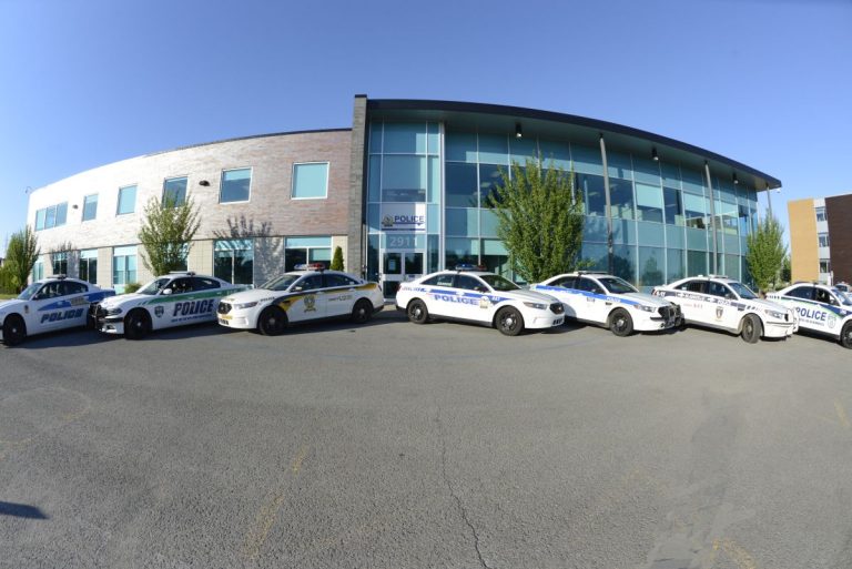 Il s'agissait d'une seconde sortie concertée de visibilité pour un ensemble de corps policiers de Laval et la Rive-Nord.(Photo gracieuseté)