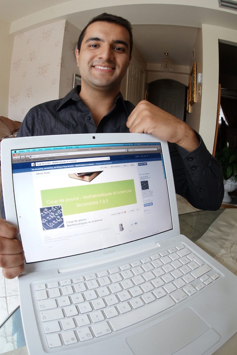 Les étudiants de secondaire pourront se tourner vers la page Facebook de Fadi Georgos pour obtenir de l'aide en mathématiques et sciences.