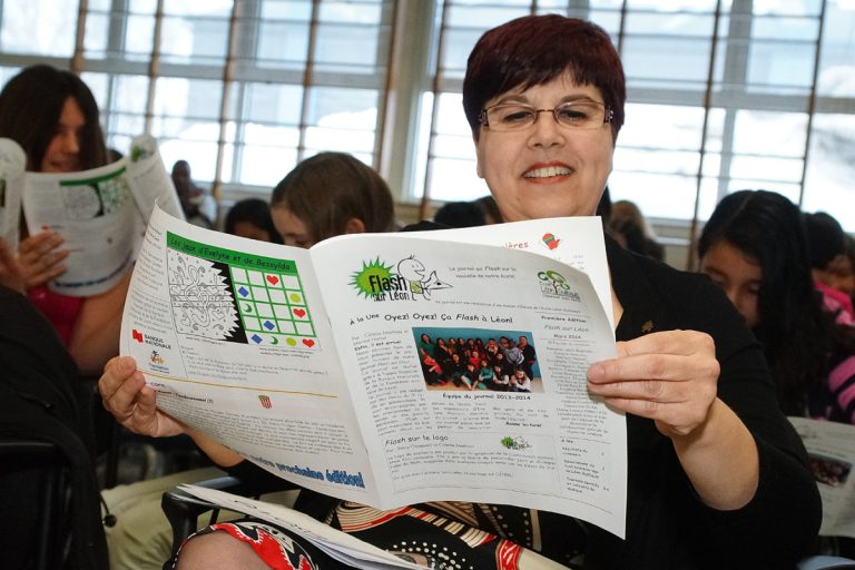 Ginette Turcotte, directrice de l’école Léon-Guilbault, s’est dit fière du travail accompli par les élèves et les parents.