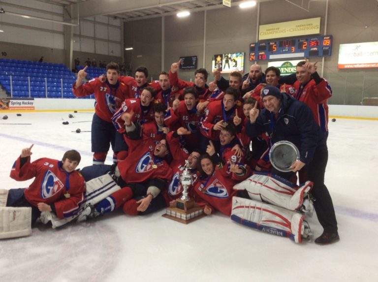 Les Gladiateurs ont été couronnés champions à Moncton.