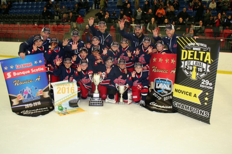 Les Prédateurs de Laval-Nord triomphent aux interrégionaux L'équipe championne est composée de Nathan Manna, Yani Surprenant, Mickaël Pagé, Justin Paquette, Laurent Maurice, Jeremy Desai, Ashton Stephen, Nathan Wilson, Giuseppe Catanzariti, Stephanos Éthier, Christophe Bédard, Julien Cloutier, Simon Pelletier, Juliano Scarpone et Émile Asselin.