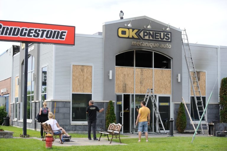 La cause de l'incendie est toujours sous enquête. (Photo TC Media - Vincent Graton) 
