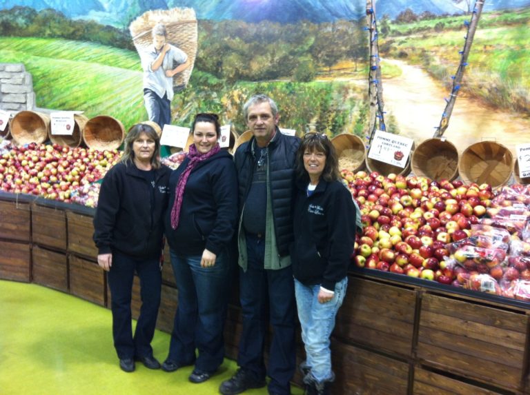 Les propriétaires associés : Carole Brisebois, Mélanie Trottier, Ghislain Milette et Line Brisebois.
