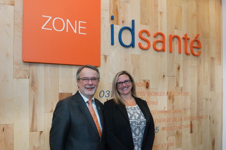 Luc Lepage, vice-président santé; et Danièle Vigeant, conseillère aux programmes santé.
