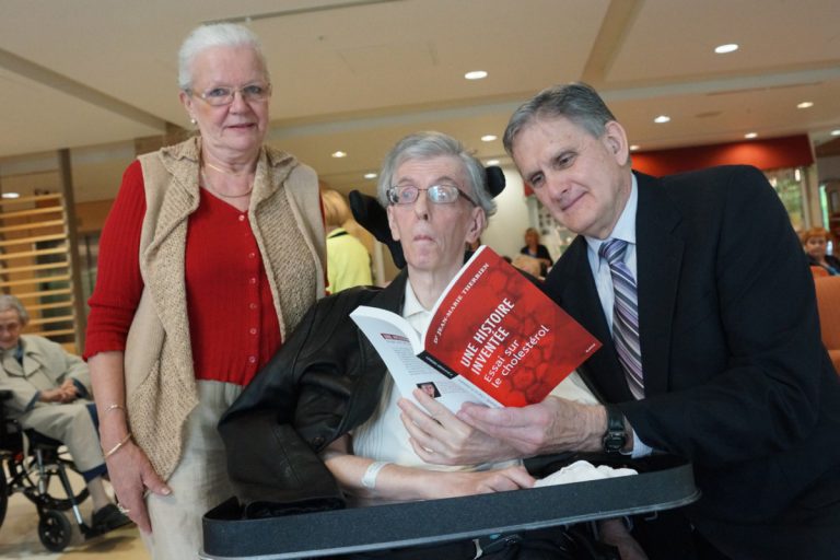 Le Dr Jean-Marie Therrien a mené à terme son projet d'essai malgré de nombreux accidents vasculaires-cérébraux qui ont hypothéqué sa santé au fil des années. (Photo TC Media - Mario Beauregard) 